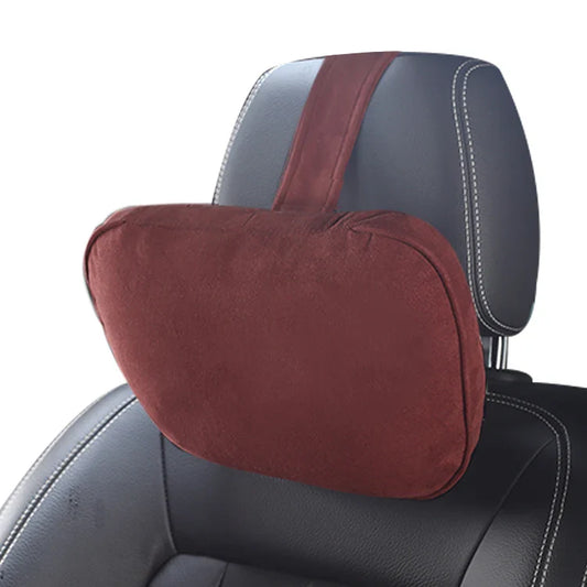 New Car Neck Pillow Style Breathable Auto Car Neck Rest Pillow Adjustable Velour Comfortable Soft Headrest Pillows