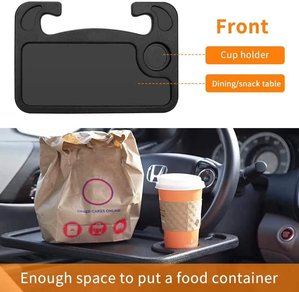 Portable Car Steering Wheel Desk – Multi-Purpose Tray