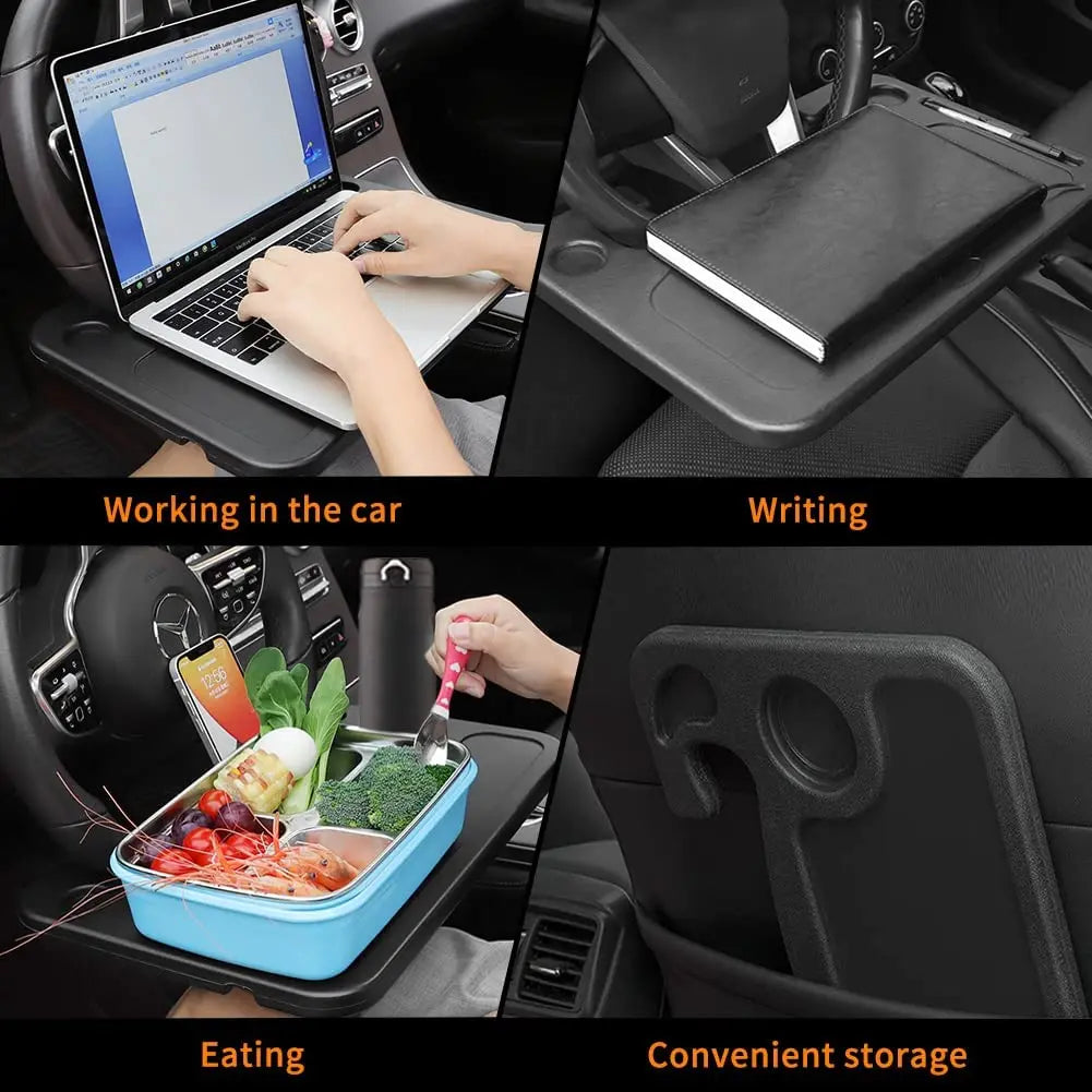 Portable Car Steering Wheel Desk – Multi-Purpose Tray