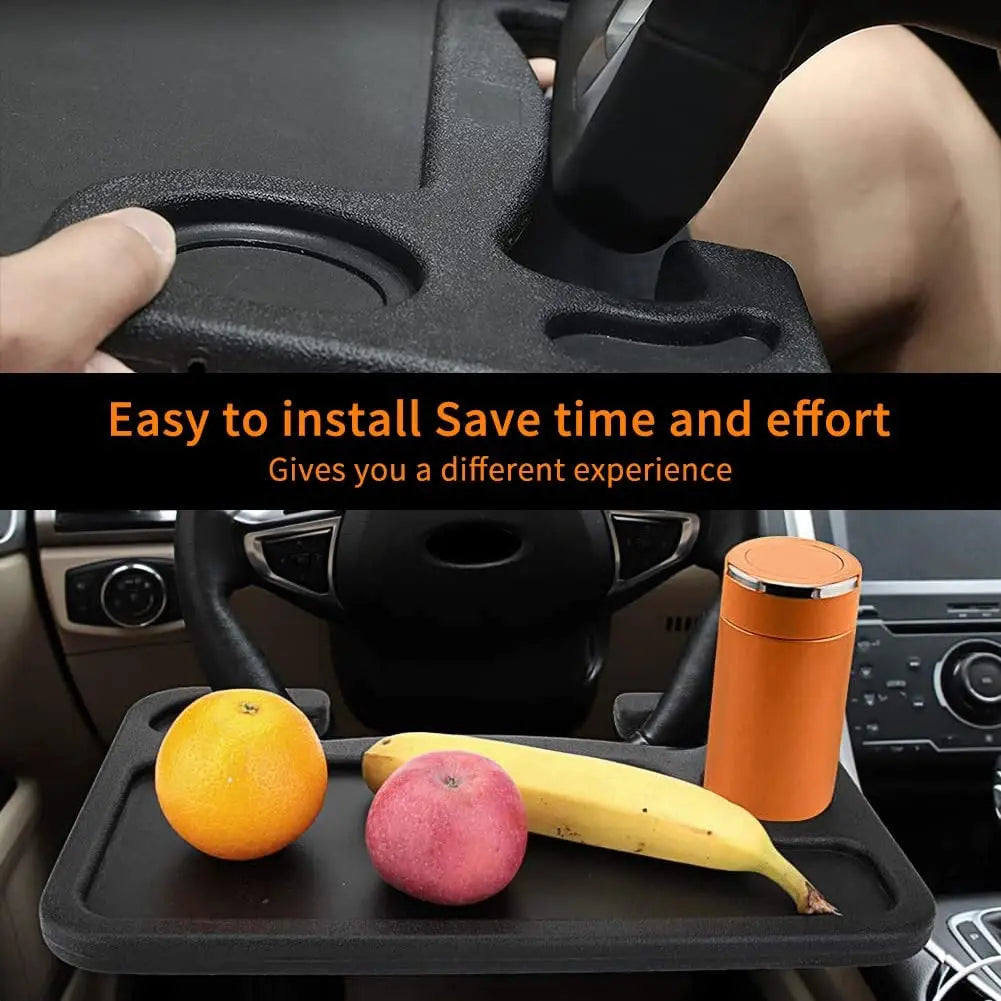 Portable Car Steering Wheel Desk – Multi-Purpose Tray