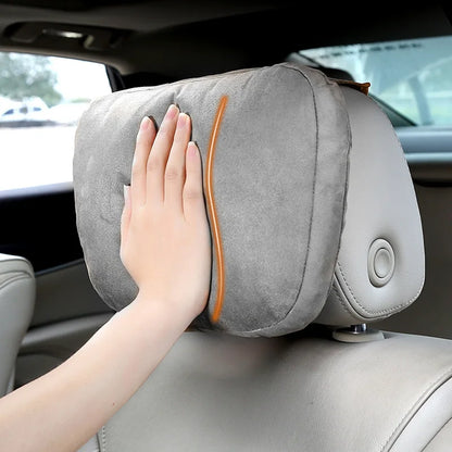 Soft Car Headrest Neck Pillow – Plush Seat Support Cushion
