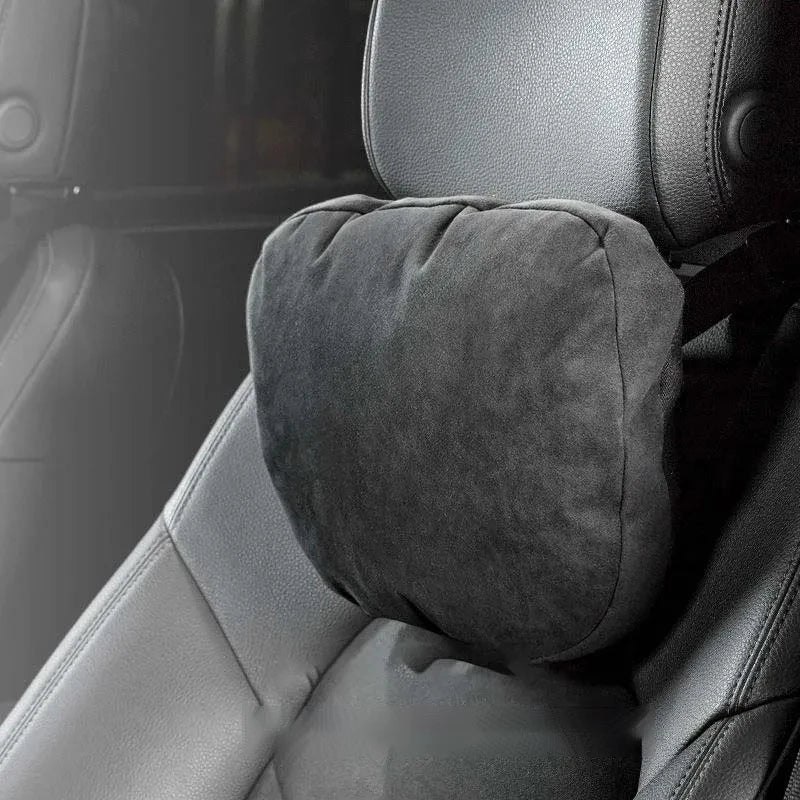 Adjustable Car Neck Pillow with Washable Cover – Headrest Cushion
